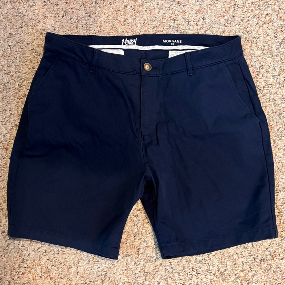 Mursy Morgans Navy Flat Front Men’s Shorts